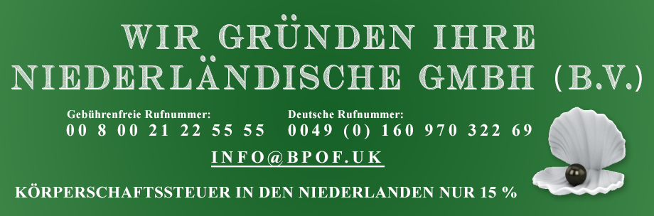 Niederländische GmbH gründen